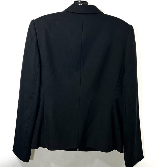 NWOT- Lovely 100% SILK VALERIE STEVENS BLK Petites Collection Jacket Size: 8P - Picture 4 of 7